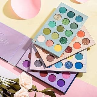 MKSL Beauty Color Board Eyeshadow 60 Color Makeup Palette Highlighters Eye Make Up High Pigmented Professional Eye Shadow Mattes (Multicolor)