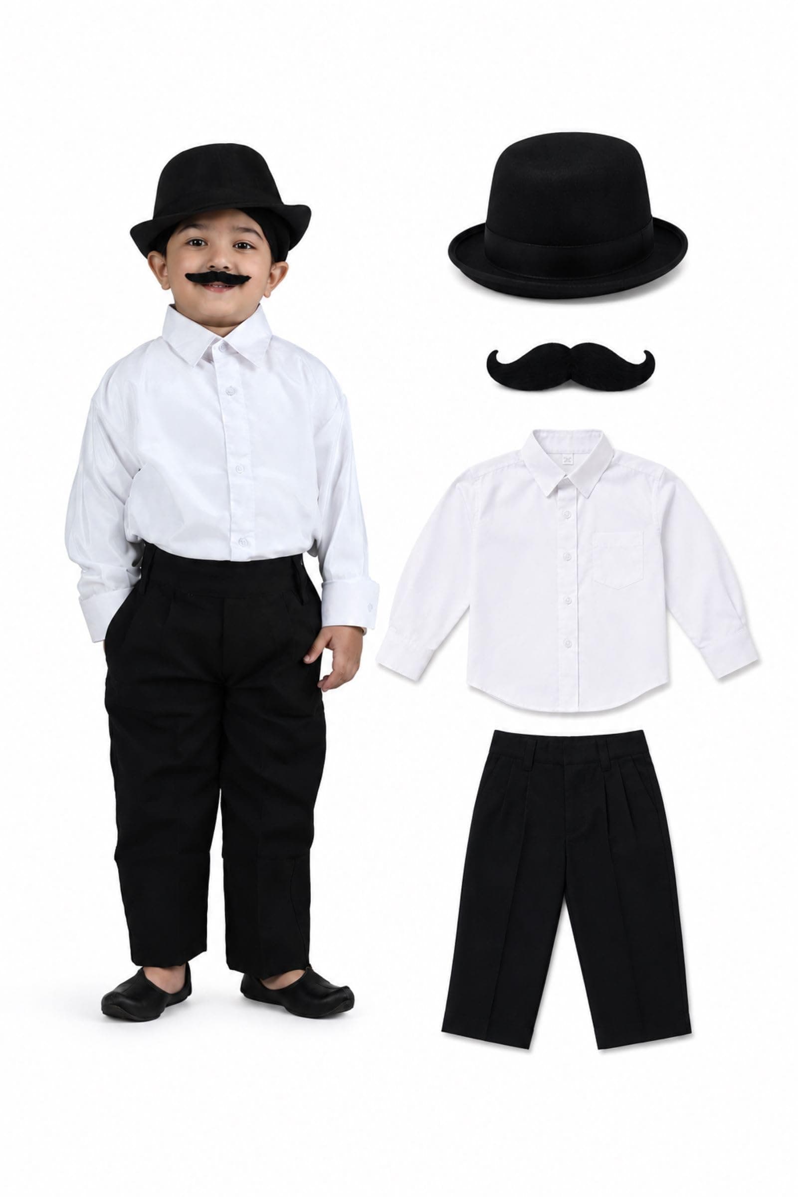 BookMyCostume Bhagat Singh Freedom Fighter Young National Leader Kids Fancy Dress Costume 5-6 years