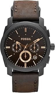Fossil(フォッシル) Machine Chronograph Black Dial Men's Watch FS4656