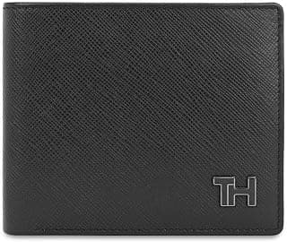 Tommy Hilfiger Grimstad Men Leather Global Coin Wallet - Black