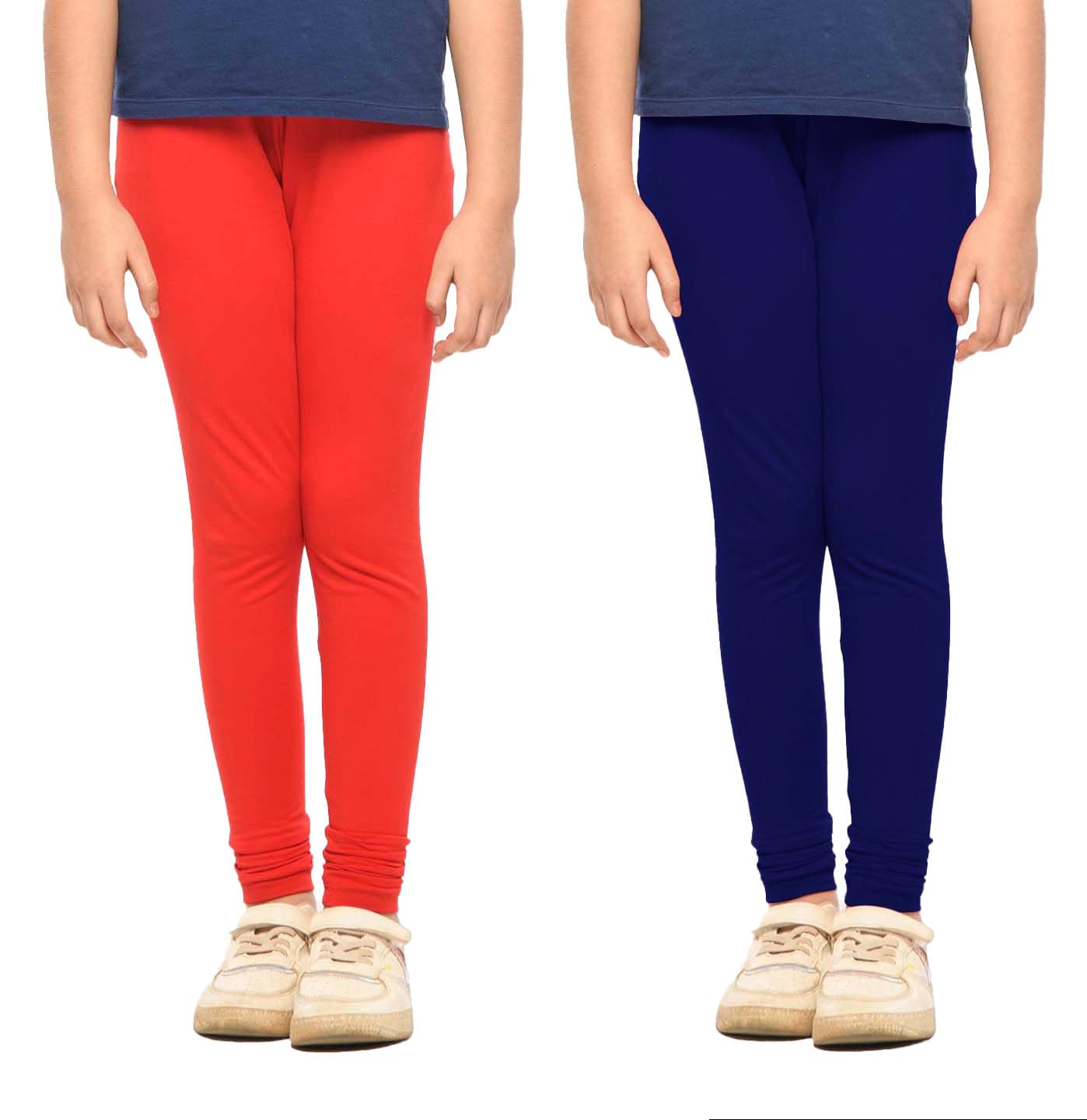 Lyra Girl's Cotton Pack of 2 Leggings
