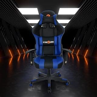 Nilkamal Fyrebird Ergonomic Gaming Chair with Lumbar Pillow, 3D Adjustable Armrest, Adjustable Neck, Gas Lift Mechanism, & 100mm Tilt (Bosco)