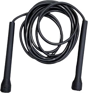 SIMRAN SPORTS Black Speed Skipping Rope, Skipping rope for exercise, Fitness Rope, Exercise Rope, Pencil Fitness Skipping Rope, Polyvinyl Chlorine (PVC)
