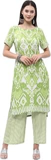 BIBA Women's Rayon Printed Kurta & Palazzo