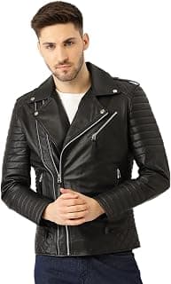 Leather Retail Men's Faux Leather Motorcycle Fashion Biker Style