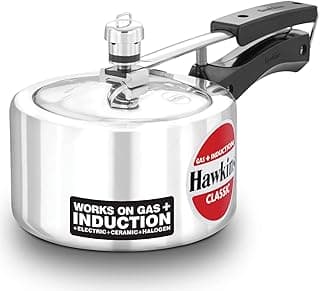 Hawkins 1.5 Litre Classic Pressure Cooker, Induction Inner Lid Baby Cooker, Best Cooker, Silver (ICL15)