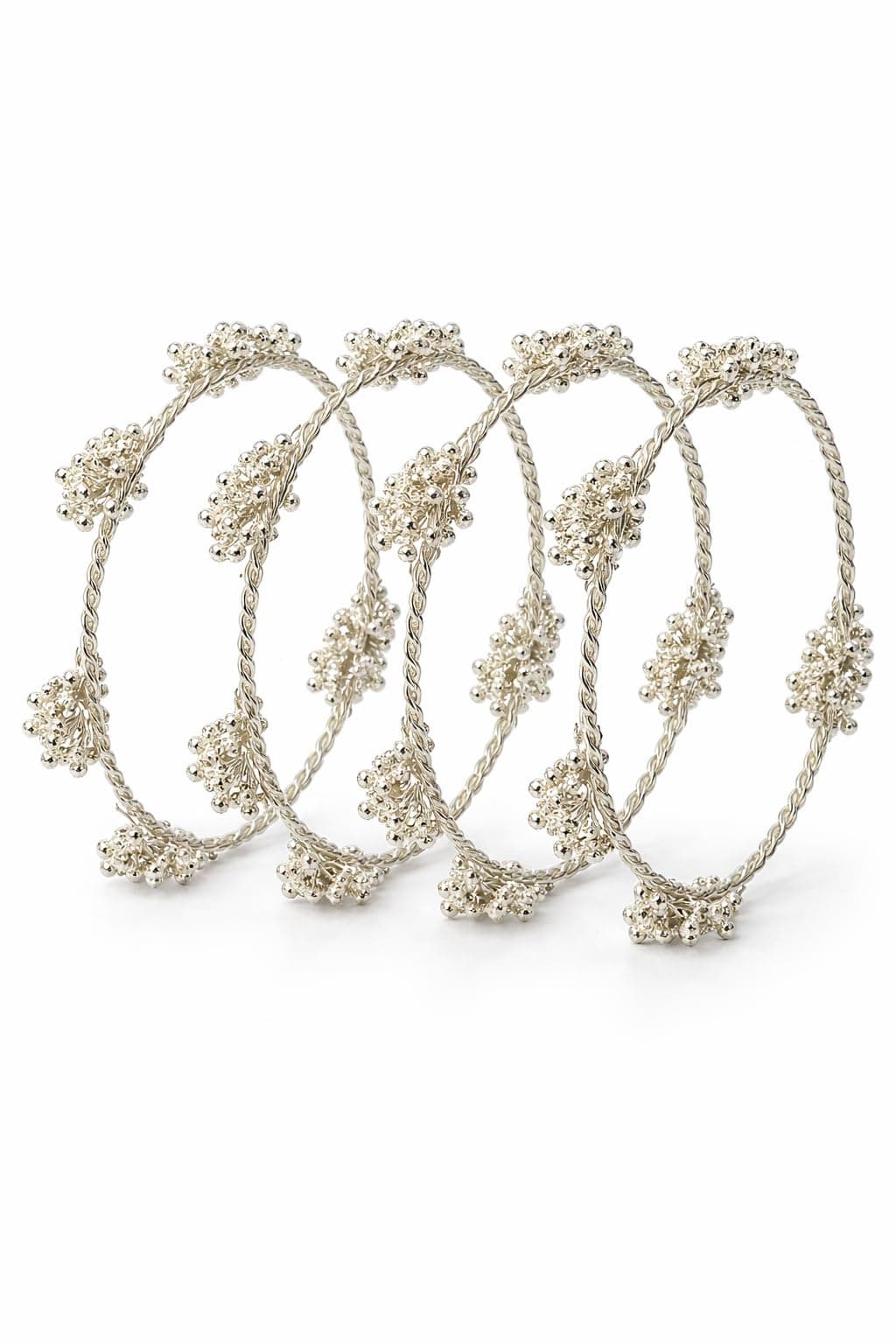 Swara Creations Traditional Kashmiri Ghungroo Latkan Bangles Set for Women and Girls|Set of 4 Bangles