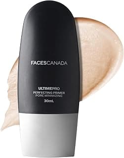 FACES CANADA Ultime Pro Perfecting Primer, 30 ml | Lightweight Pore Minimizing Face Primer | Makes Makeup Long lasting | Blurs Pores, Fine Lines & Imperfections | Blends Smoothly | Oil Free Matte Look