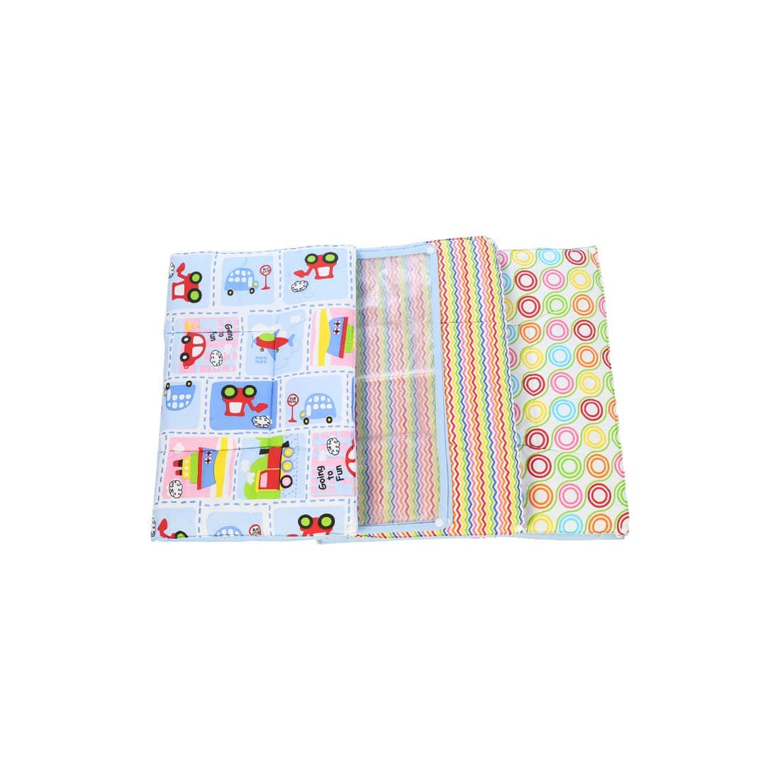 Mee Mee Breathable & Total Dry Sheet Protector Mat (Multi F Blue)