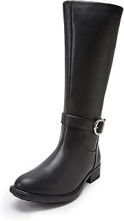 ELLE Women Tan Brown Solid High-Top Block Heel Regular Boots