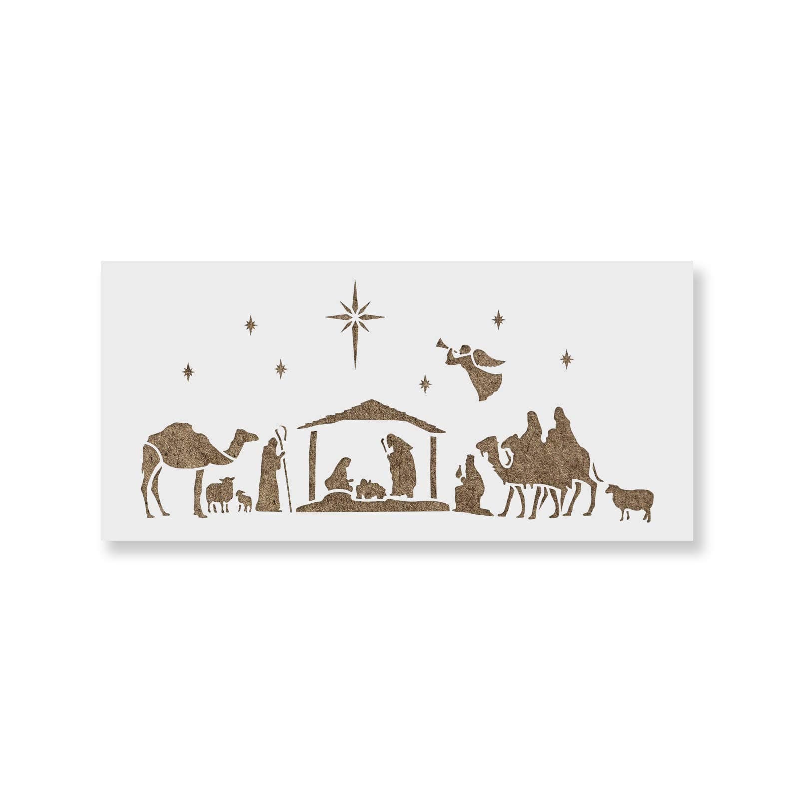 Stencil Revolution Nativity of Jesus Stencil - Craft Supplies, Christmas Stencil for Painting, Easy Christmas Craft, Merry Stencils