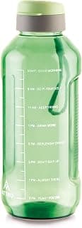 ATTRO Ultra Pro 2 Motivational 2-Liter BPA-Free Water Bottle with Leak-Proof Flip-Top Cap, Nylon Strap and Stylish Mint Green Color for Daily Hydration