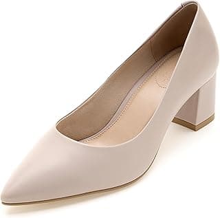 Symbol Premium Women's 'Desk to Dinner' Block Heel Pumps (Ortholite Insole|Stylish Heels)