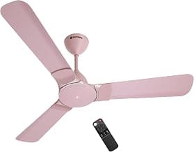 atomberg Erica Nuvo 1200mm BLDC Ceiling Fan with Remote | Award Winning Designer Fan | BEE 5 star | High Air Delivery | Low noise operation | Elegant Trims | 3 Year Warranty | Lotus Pink