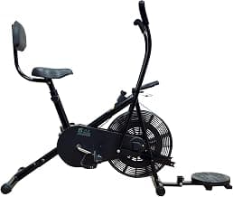 VLSEX02BT Air Bike Exercise Cycle With Back Rest & Twister Max User Weight 130 Kg 1-Year Warranty