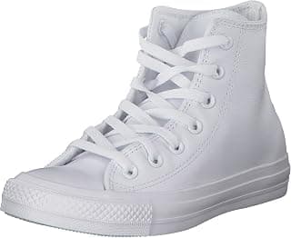 Converse Unisex Chuck Taylor All Star Leather High Top Sneakers White
