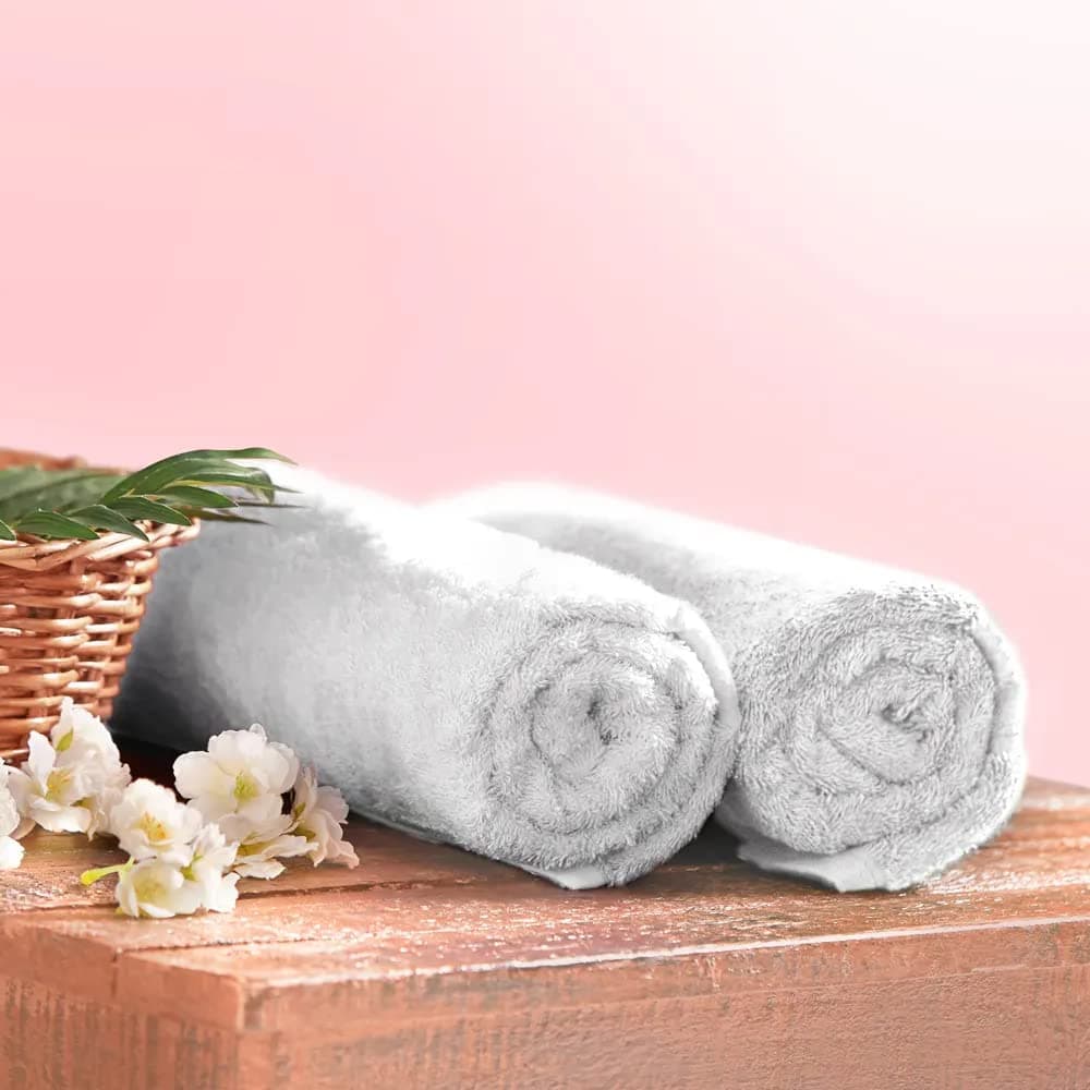 Wakefit 500 GSM Terry 100% Cotton Bath Towel 70 x 140 cms, Set of 2