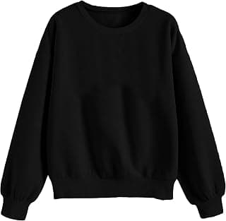 Generic Men’s Cotton Stretchable Full Sleeves Sweatshirt Regular Fit, Round Neck Casual Winterwear for Boys and Mens L340