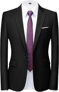 HIGHEK Men's Stylish Party Casual Formal WEAR Single Breasted Blazer