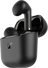 Sennheiser ACCENTUM Open True Wireless Earbuds-Smart Touch Controls, Lightweight & Breathable Design, Upto 28H Battery, Quick Charging, IPX4 Splash Resistance-Black