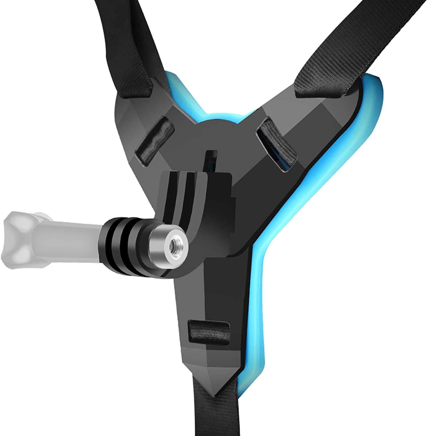 HUMBLE Multipurpose Helmet Chin Mount Strap with Mobile Holder Clip & Screw | Compatible with All Smartphones, GoPro Hero 12/11/10/9/8/7/6/5, Insta360, DJI Osmo, SJCAM, Yi & Other Action Cameras