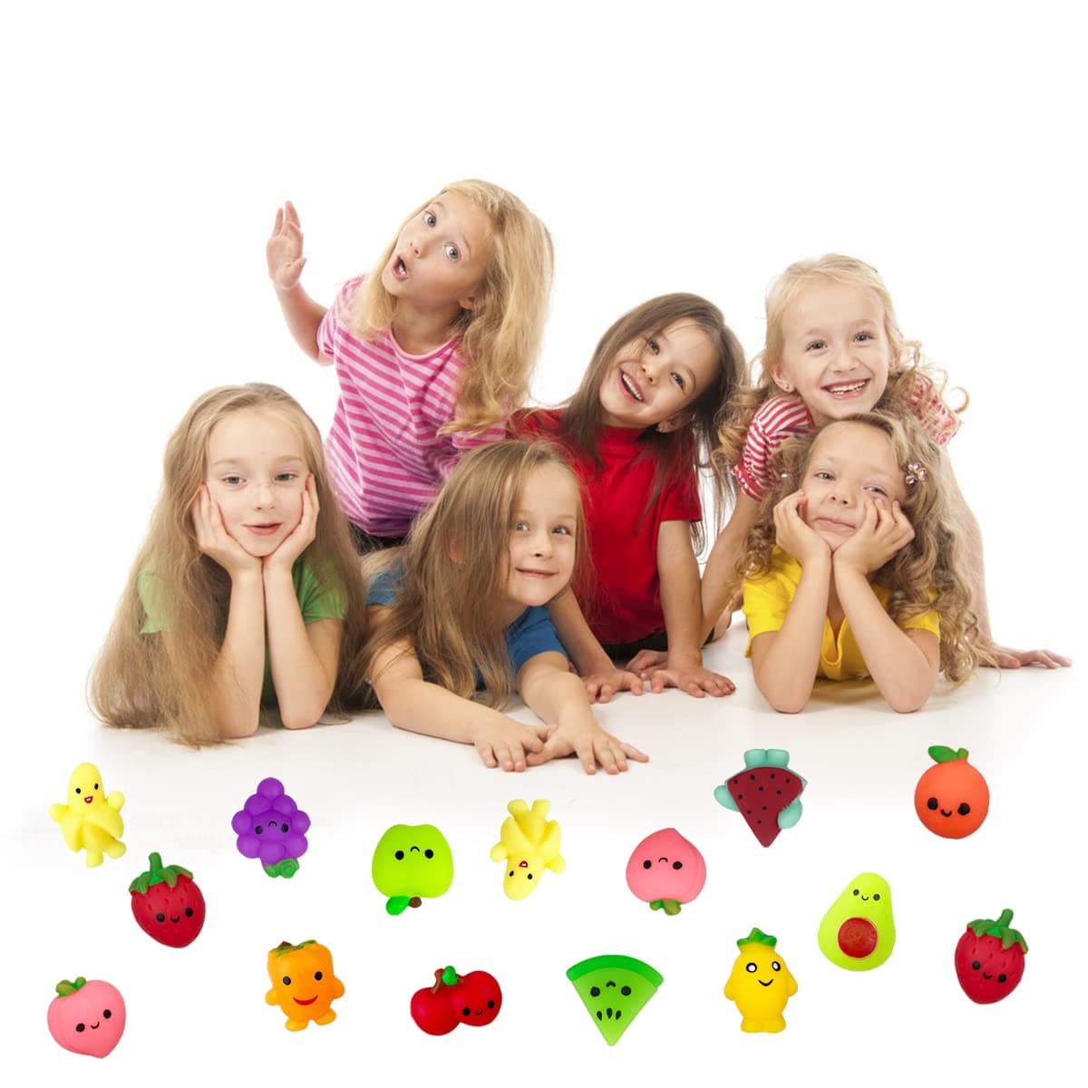 ANAB GI Squishies Mochi Squishy Toys Stress Relief Toys for Kids Boys Girls (Set of 5)
