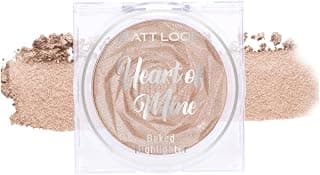 MATT LOOK Highlighter|Natural Luminous Glow|Blend Seamlessly|Ultra Pearlized Pigments|Suitable for all Skin Types|Use it as an eye Shadow Too|Fashion Color that Looks Miraculously Chic- queens Glow