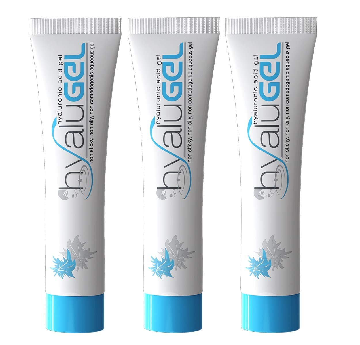 Hyalugel Hyaluronic Acid Gel Paraben-Free Moisturizer and Conditioner For the Oily and Acne Prone Skin -Pack of 3