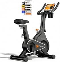 Flexnest Flexbike 2026 Smart Exercise Cycle for Home | Bluetooth App Connected Spin Bike with 500+ Live Classes | 7Kg Flywheel, 100 Resistance Levels | 120Kg Capacity Indoor Fitness Bike (Flexbike EZ)