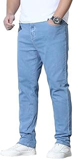 URBAN POCKETS Casual Pants for Men | Denim Jeans Pants | Straight Fit Trousers | Streetwear Style | Comfortable Men's Bottomwear (U15-16)