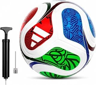 Football Size no. 5 | Suitable for Kids & Adults | for Outdoors Professional use | High Performance, Light Weight, Well Stiched | with Pump & Needle. 2026