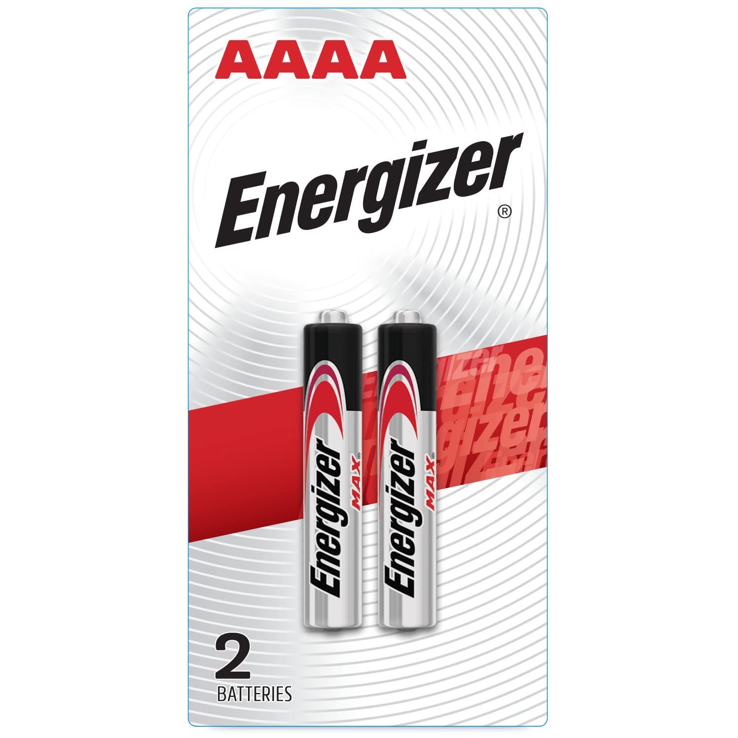 Energizer AAAA/E96 Alkaline Batteries - Pack of 2, Long-Lasting, Leak-Proof Design, Ideal for Precision Devices