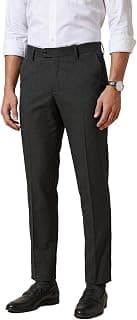 Peter England Men Mid Rise Slim Work Utility Pants