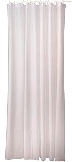 Ikea Polyethylene Solid Peva Grunu Shower Curtain (White, 180X200 Cm)