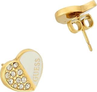 GUESS Lovely Gold-Plated Stainless Steel Earrings For Women | Hypoallergenic | Lightweight & Durable | Perfect For Gifting