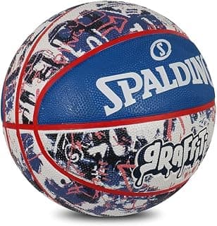 Spalding Graffiti Blue NBA Outdoor Premium Basketball Size 7 Without Air Pump
