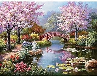 Anugrah 5D Diamond Painting by Number Kits Full Drill Rhinestone Embroidery Cross Stitch Pictures Arts Craft for Home Wall Decor