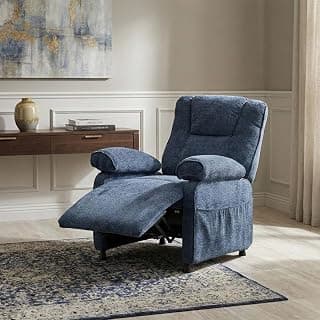 Royaloak Houston Fabric Power Motion Recliner 1S, High Backrest, Memory Remote Adjustable Recliner, Pillow Top Armrests, Super Soft Cushions, Sturdy Footrest, Side Pockets