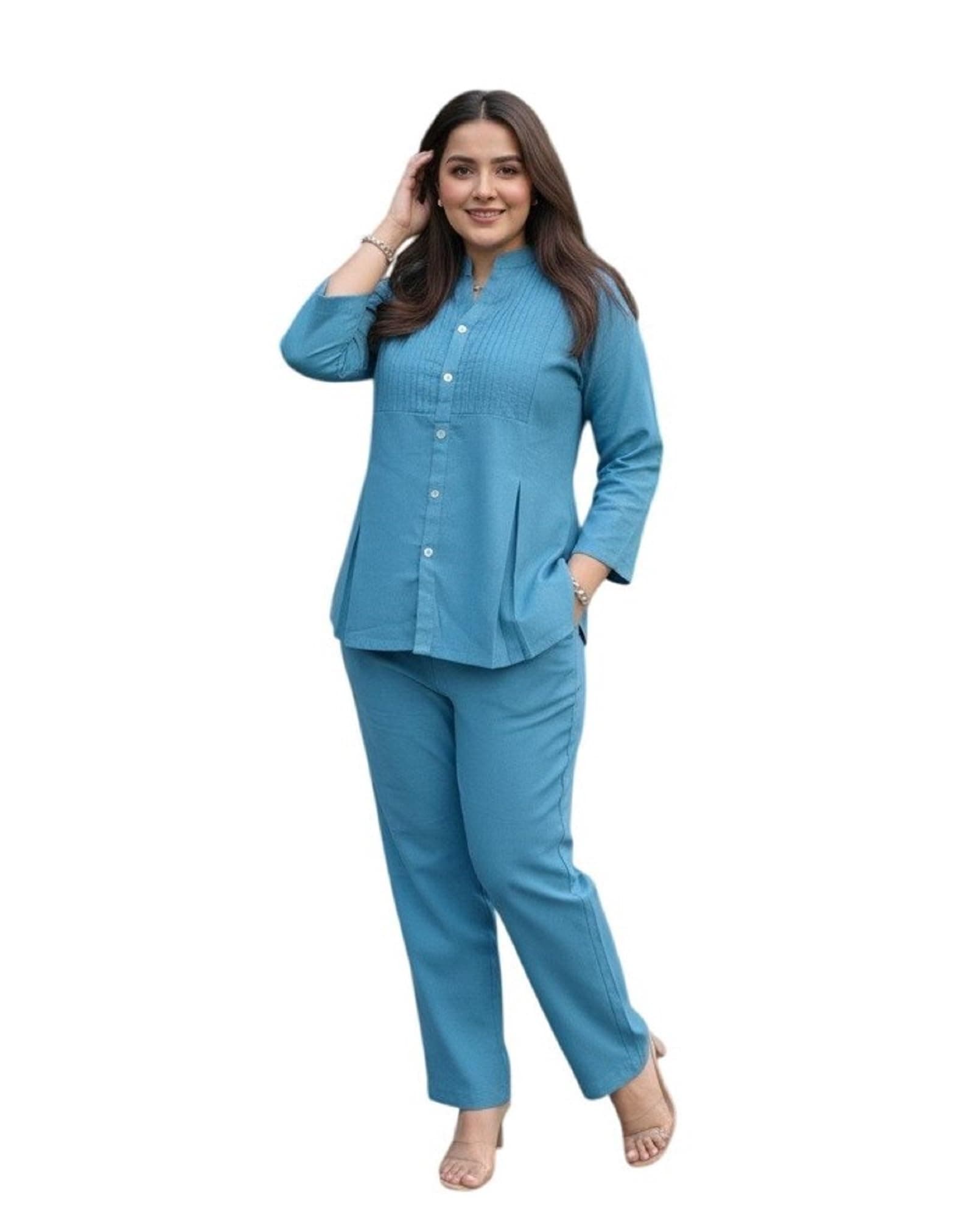 Asmeriyo Women Co-Ord Set || Women 2 Pic Kurta Set || Stylish Cord Set (C-110-A-B)