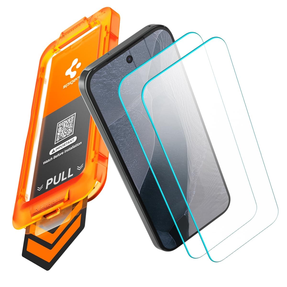 Spigen AlignMaster S Tempered glass for Pixel 11/11 Pro | [2Pack] Screen Protector Guard