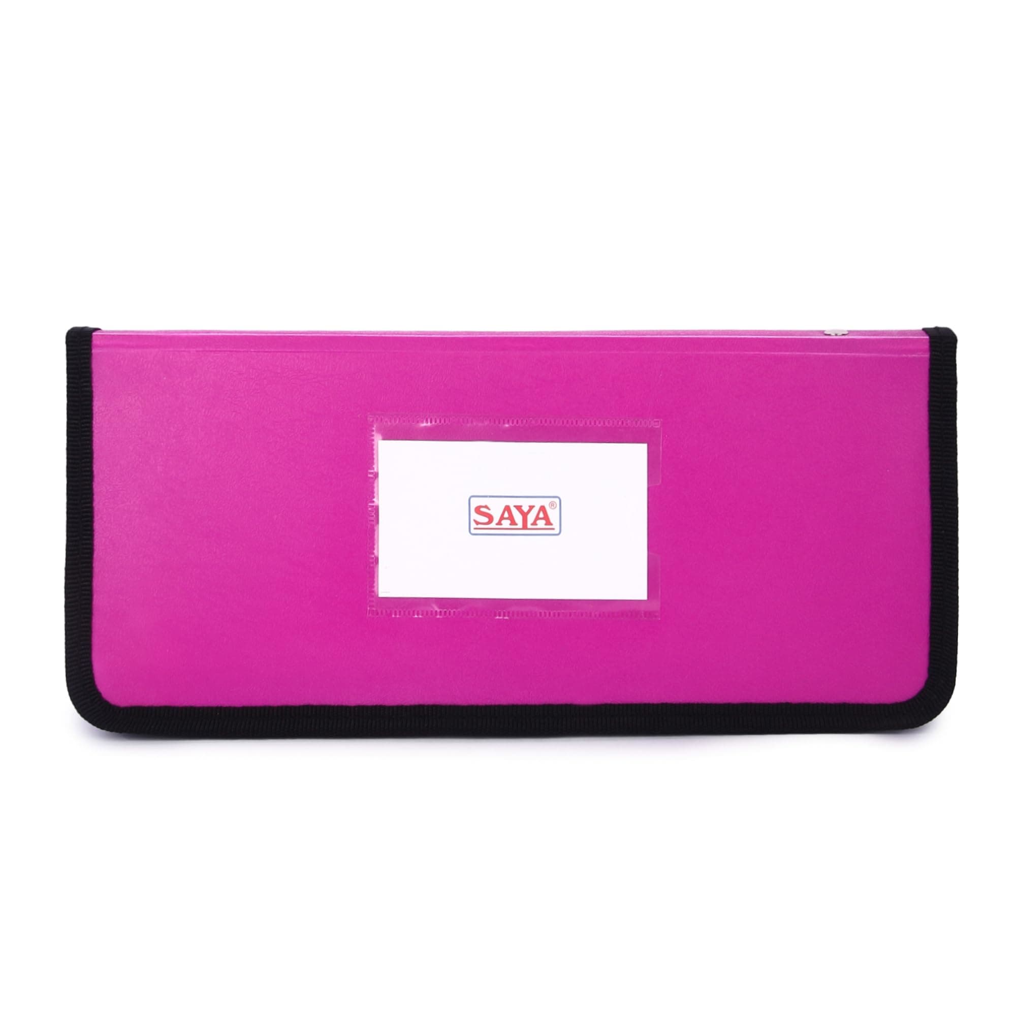 SAYA Cheque Book Zip Folder with Inside Pocket & 3-Pack Multicolor Document Holders – Perfect for Organizing Cheques | Expanding Files Folder Documents/Office Stationary Items