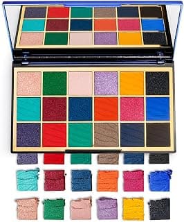 Makeup Revolution Wild Animal Integrity Eyeshadow Palette – 18 Ultra-Pigmented Matte & Metallic Shades | Bold, Buildable Colors | Smooth Blendability | Long-Lasting Wear | Ideal for Day-to-Night Looks