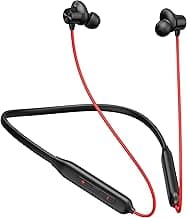 Kratos N4 Bluetooth Neckband with 52H Playtime, Deep Bass, Stereo Sound, HD Calls, Magnetic Earbuds, Type-C Fast Charging, Rich Audio, Hollow Switch for Comfort & Style
