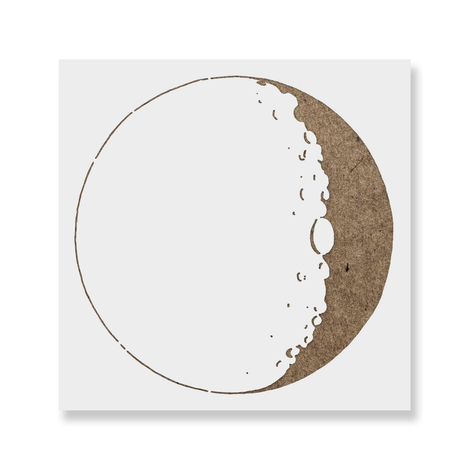 Moon Stencil Template for Walls and Crafts - Reusable Stencils for Painting in Small & Large Sizes
