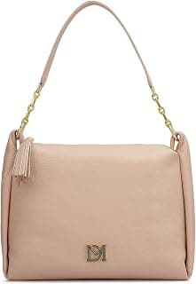 Da Milano Leather Pink Leather Hobo (Medium)