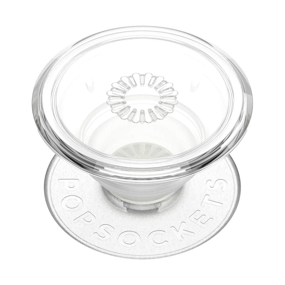 PopSockets Phone Grip with Expanding Kickstand, Adhesive Grip - Clear