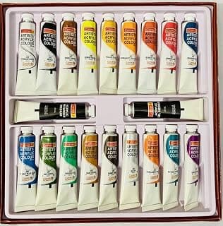 Camlin colours 18 shades tubes