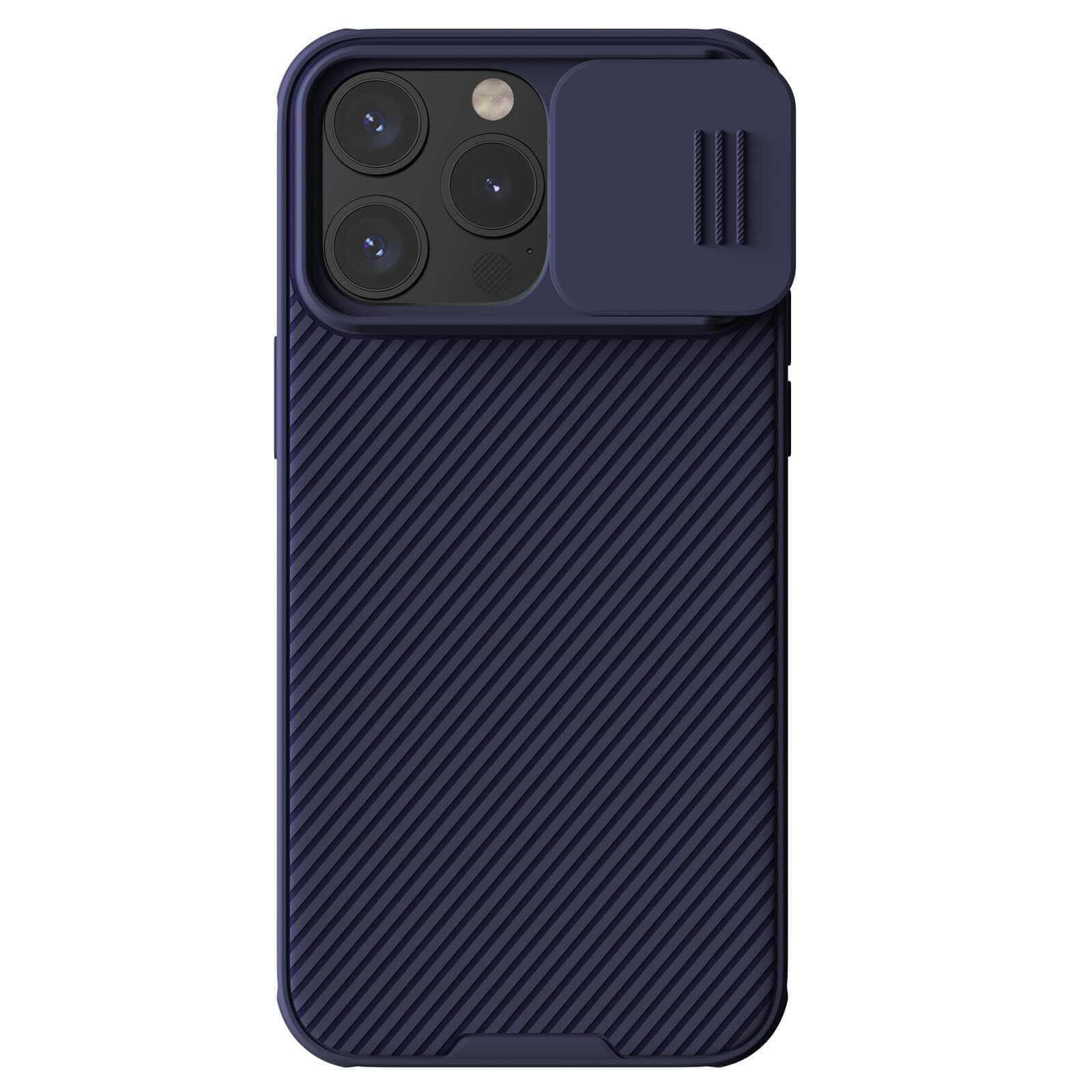 Nillkin Case for Apple iPhone 15 Pro (6.1" Inch) CamShield Pro Camera Slider Double Layered Protection TPU + PC Purple Color