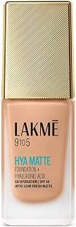 LAKMÉ 9to5 Hya Matte Liquid Foundation + Hyaluronic Acid Warm Natural - 25ml
