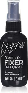 SWISS BEAUTY Long lasting Misty Finish Professional Makeup Fixer Spray for Face makeup | With Aloe Vera and Vitamin- E | Light weight, quick dry makeup Setting spray |70 ML|
